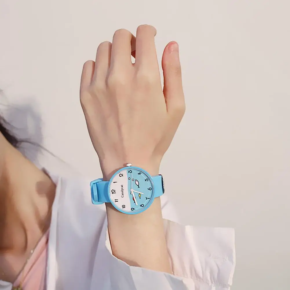 HobbyLane Модные Простые яркие цвета симпатичные стильные Elagant часы с ремешком из