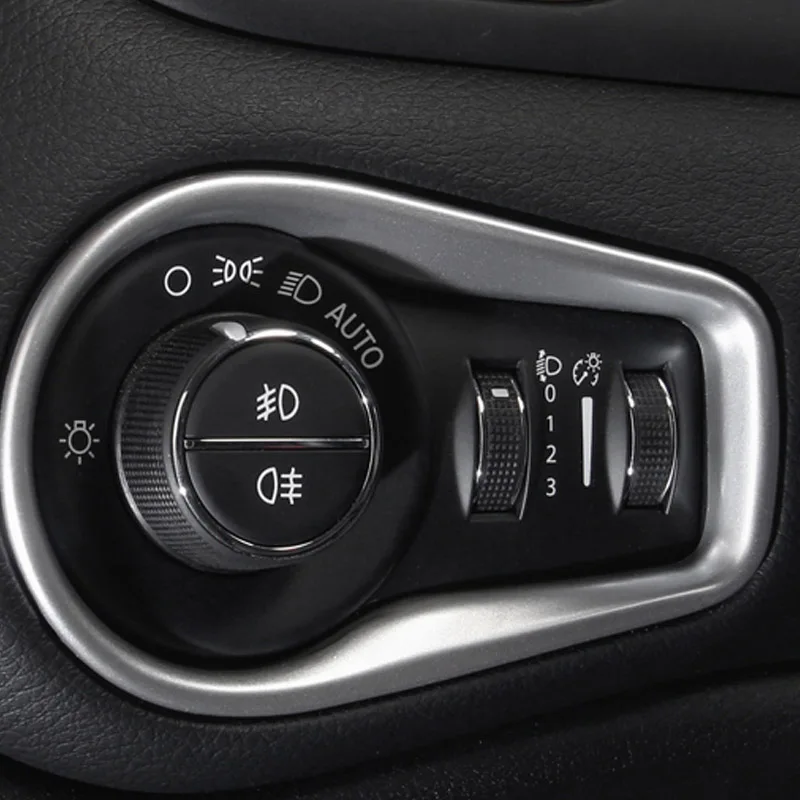 Передний сигнал для Jeep Renegade 2015 2016 2017 2018 ручной тормоз хромированная крышка