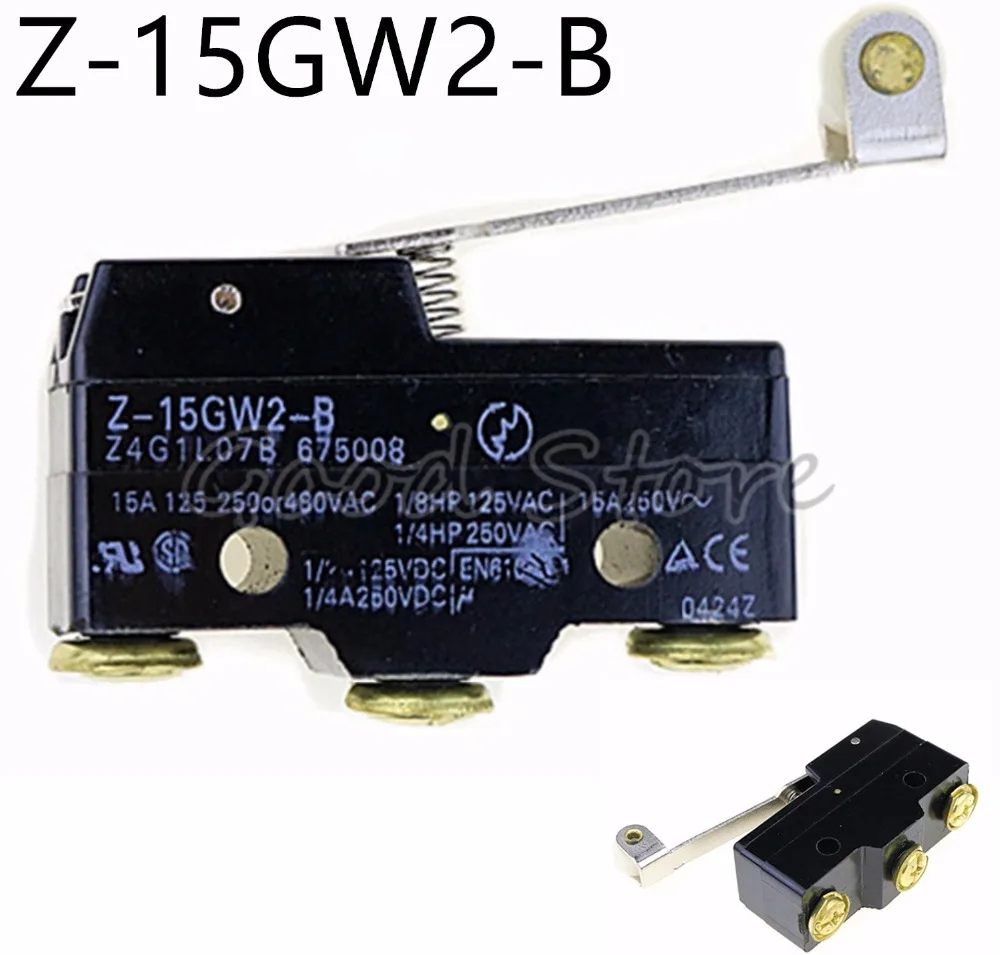 

2PCS Short Roller Hinge Normally Open/Close Micro Lever Limit Switch Z-15GW2-B