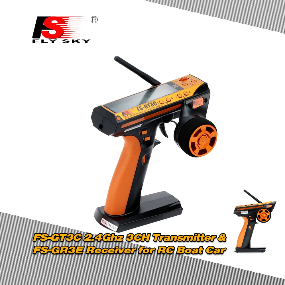 Flysky FS GT3C 2 4 Ghz 3CH пульт дистанционного управления ЖК передатчик с GR3E приемником для