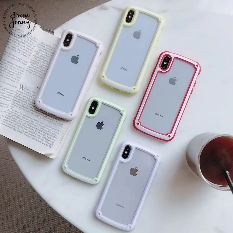 Прозрачный Ультратонкий чехол из ТПУ для iPhone 6S 7 8 Plus X XS XR Max | Мобильные телефоны и
