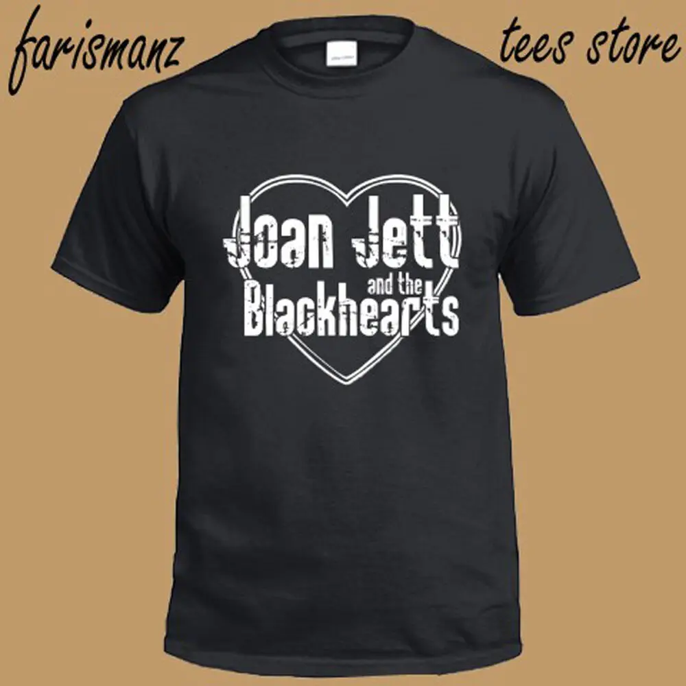 Новая мужская черная футболка Joan Jett и The Blackhearts Rock Music Размер S до 3XL|Мужские