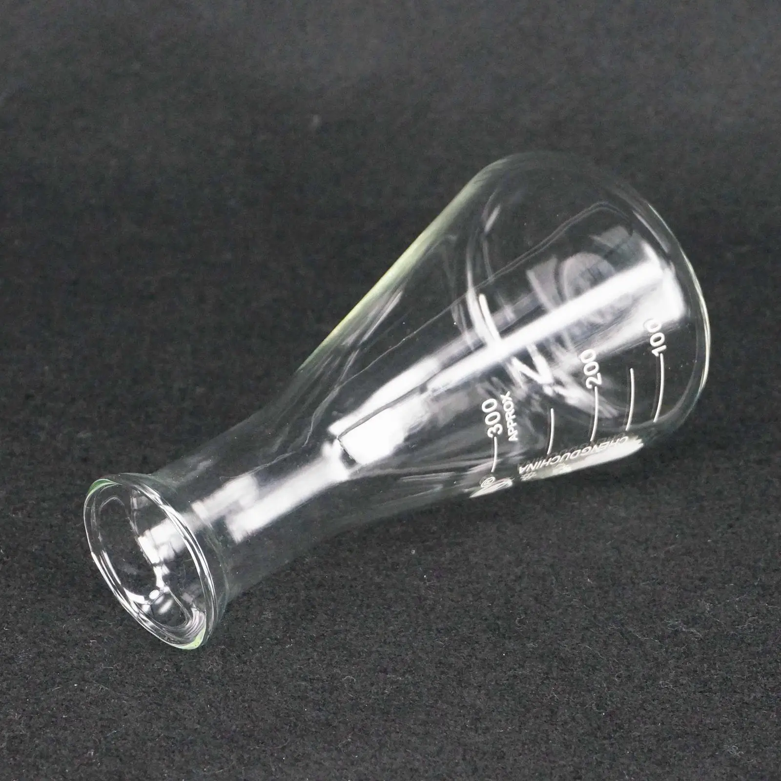 300 мл колокол рот боросиликатное стекло коническая Erlenmeyer колба для химии