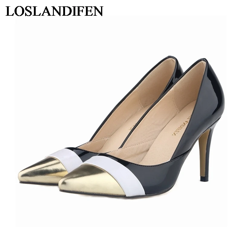 Брендовые женские туфли лодочки Красные Женские модные свадебные с острым