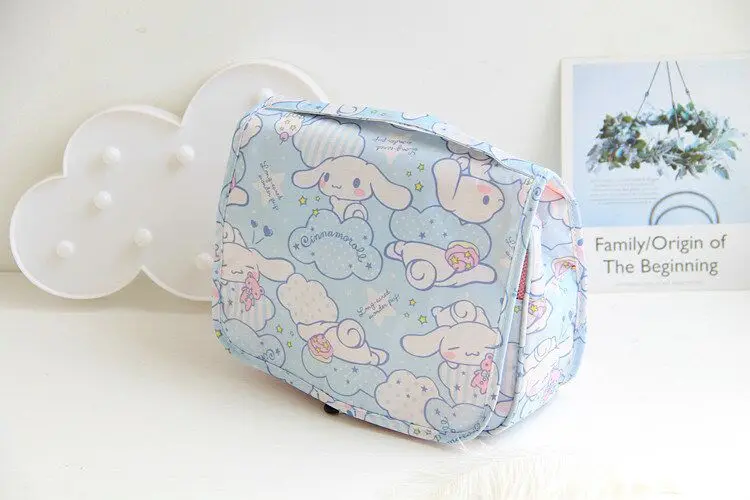 Мультяшные японские косметички hello kitty My Melody Cinnamoroll, пудинг для собак, косметички для хранения, сумка для путешествий, сумки для мытья, косметички для девочек