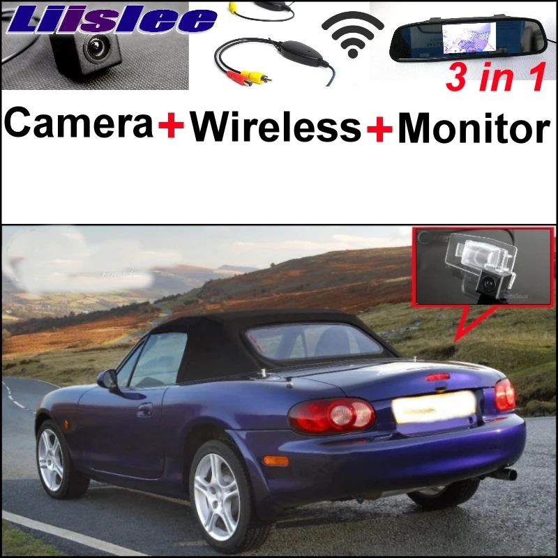 Liislee 3 в 1 Специальная камера заднего вида + беспроводной приемник зеркальный
