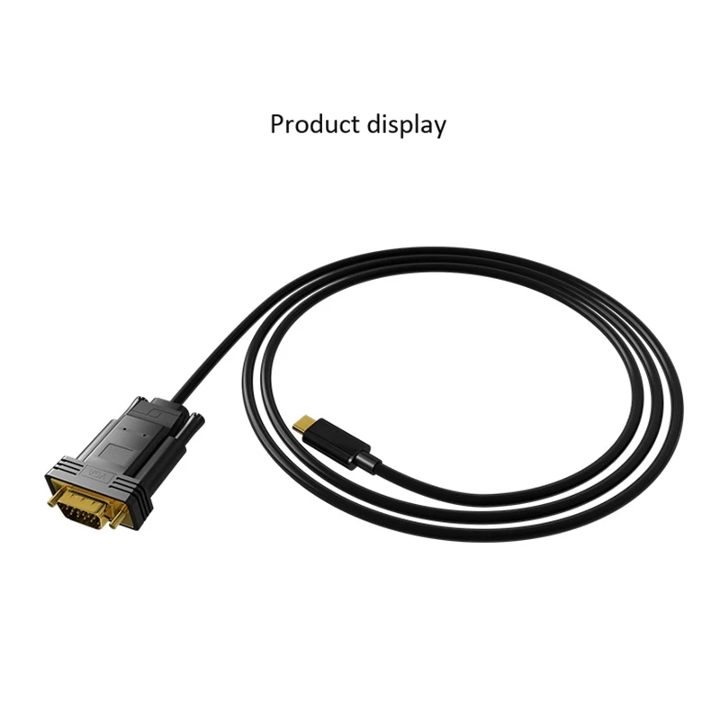 Новый кабель типа C к Vga 1080P 60 Гц для Apple новый Macbook Chromebook Pixel Dell Xps 13 Usb