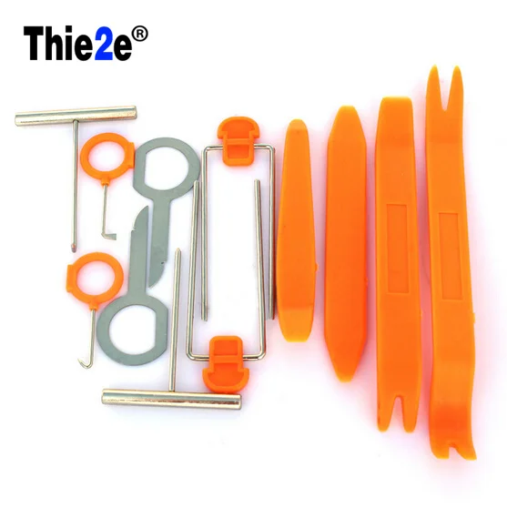 Новинка 4 шт. Автомобильная панель Радио Дверь зажим отделка приборной панели для