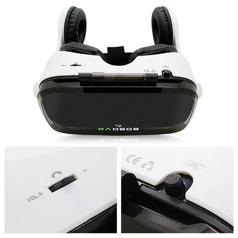 Очки виртуальной реальности VR КОРОБКА BOBOVR Z4 VR 3D очки Виртуальной Реальности реальность google Картон мини 2.0 бобо vr гарнитура Для 4.3-6.0 смартфон очки виртуальной реальности