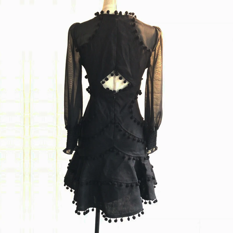 Высококачественное подиумное дизайнерское сексуальное платье с глубоким