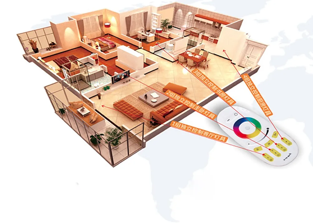 RGB + CCT яркость с регулируемой яркостью изменение цвета помощью пульта