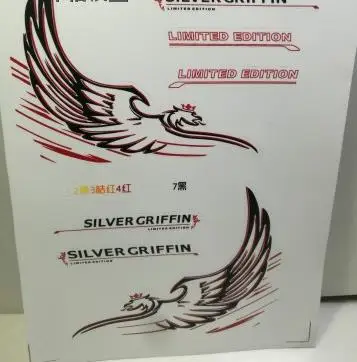 SLIVER GRIFFIN Stickers For 1/14 RC Tamiya Trailer Tractor 56323 hobby R470 R620 R730 MAN BENZ 1851 3363 arocs actros LEISU | Игрушки и
