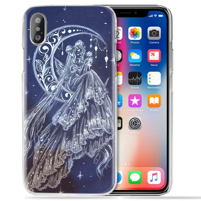Чехол Sailor Moon Kawai для iPhone XS Max XR X 10 7 7 S 8 6 6 S Plus 5s SE 5 4s 4 5C Прозрачный жесткий пластиковый чехол для телефона аниме Coque