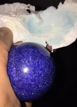 48 мм AAA Синий Лазурит хрустальный шар РЕДКИЙ|Статуи и скульптуры| |