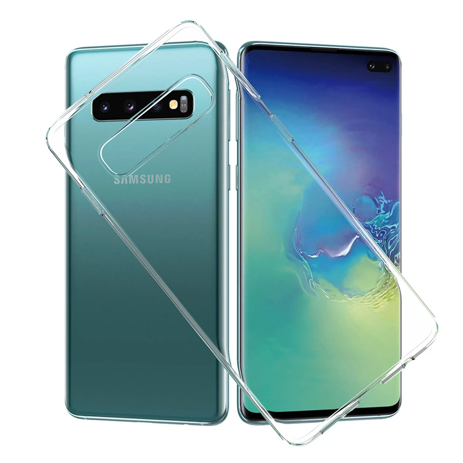 Прозрачный силиконовый чехол из ТПУ для Samsung Galaxy A7 2018 A50 A20 A40 A30 A70 A80 S8 S9 S10 S20 Plus