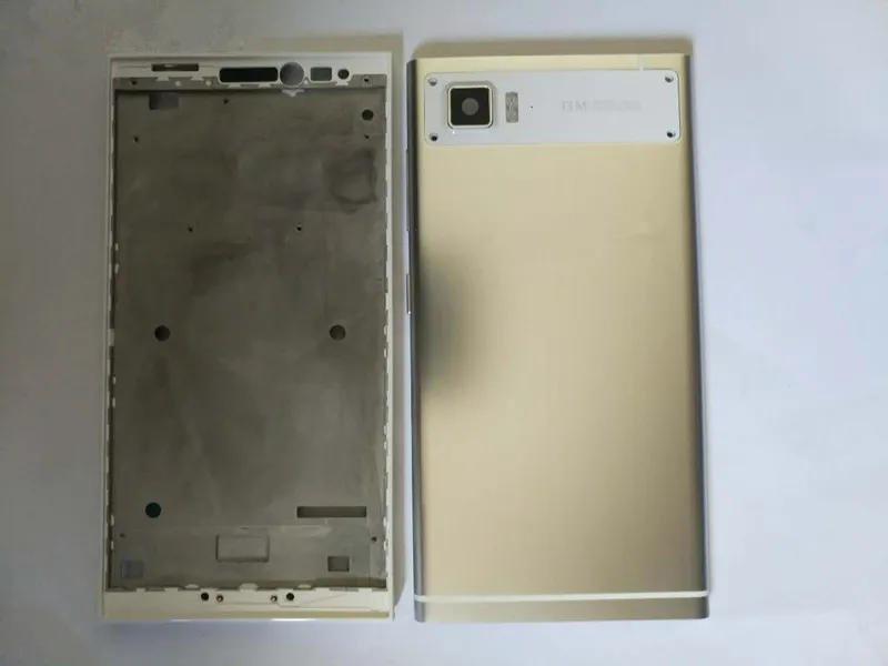 100% новый lcd передняя рамка Батарейная дверь задняя крышка корпус чехол для lenovo VIBE