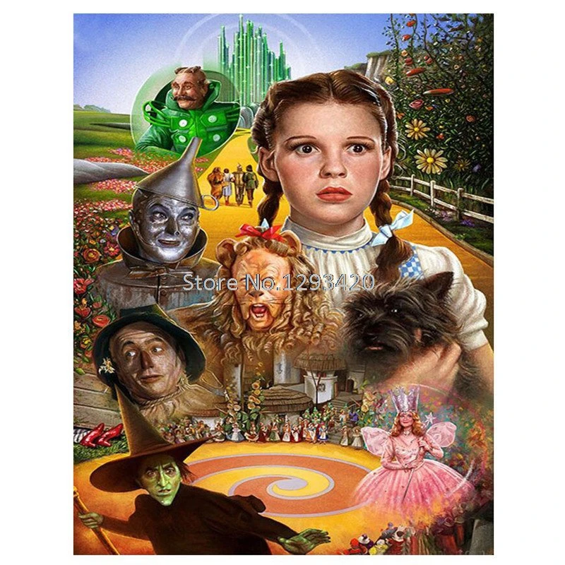 5D DIY Алмазная вышивка &quotВолшебник страны Оз&quot Картина Вышивка крестом полностью