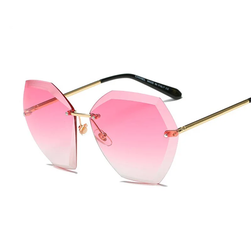 Для женщин модные оправы Солнцезащитные очки для сплава негабаритных Рамки