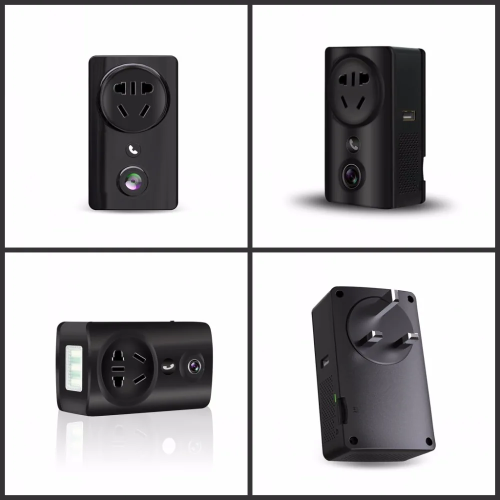 Новинка Wi Fi умная розетка USB настенное зарядное устройство адаптер камера EC59 180