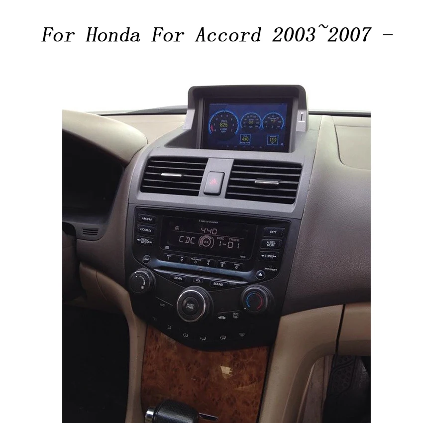 Для Honda для Accord 2003~ 2007-Автомобильный Android медиаплеер система Радио Стерео gps навигация Мультимедиа Аудио Видео