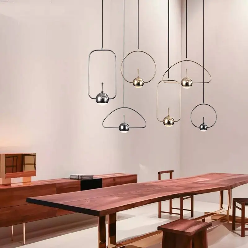 Modern LED Pendant Lights Industrial Hanging Lamp Loft Simple Luminaire for Living Room Dining Nordic Home Decor Lighting | Освещение