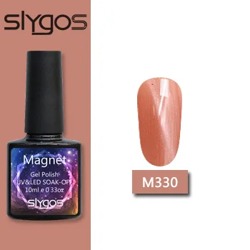 SLYGOS 10 мл Шарм голый розовый 3D Гель-лак драгоценный кошачий глаз УФ-Гель-лак Полупостоянный впитывающий УФ-лампа магнит для гель-лака - Цвет: M330