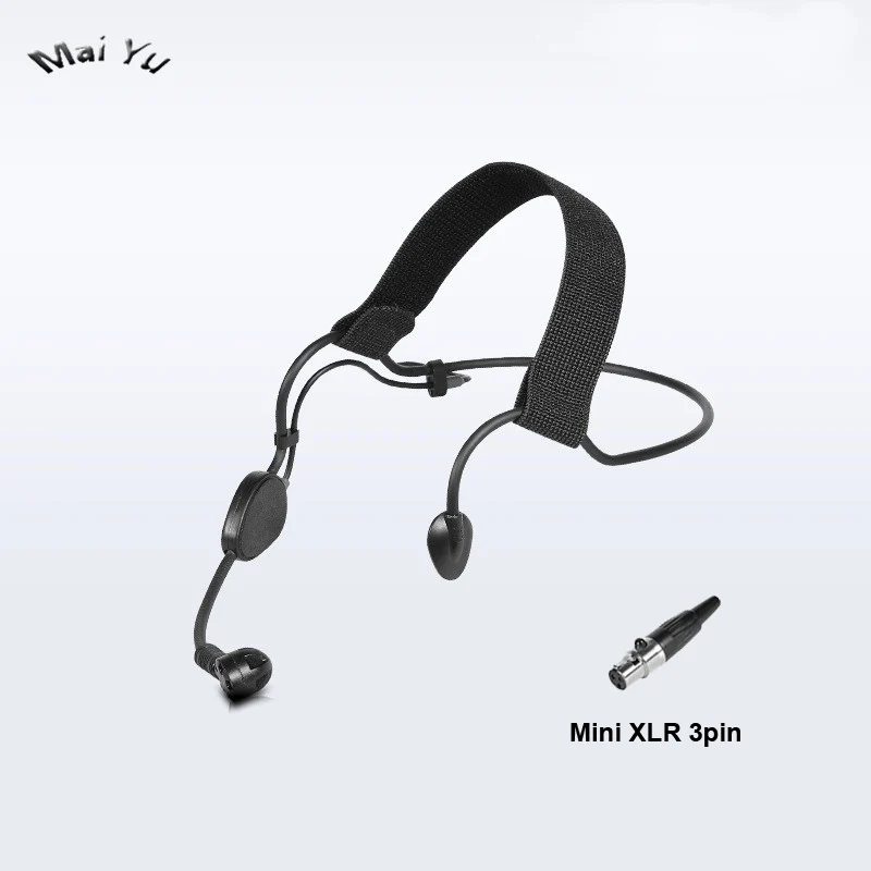 

Best Quality Black Wired Microphone Condenser Headset Teacher Show Microfone for AKG Samson Wireless Transmitter Mini XLR 3pin