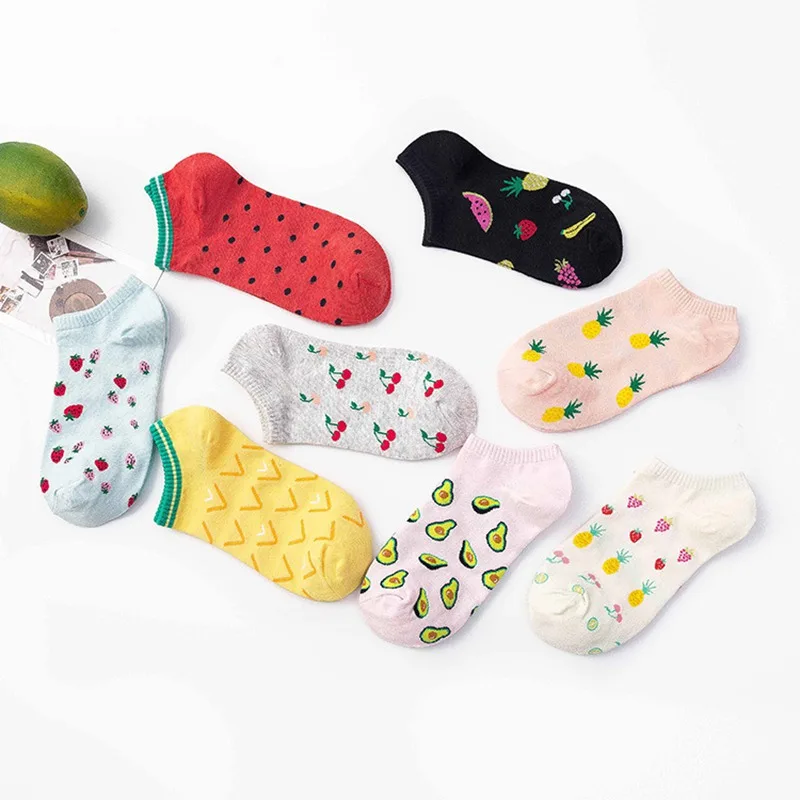 SP & CITY/недорогие носки до щиколотки с фруктами из мультфильма женские хлопковые