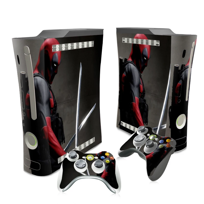 Пленка Marvel Deadpool, наклейка для Xbox 360, консоль и контроллеры, наклейки s для Xbox360, винил