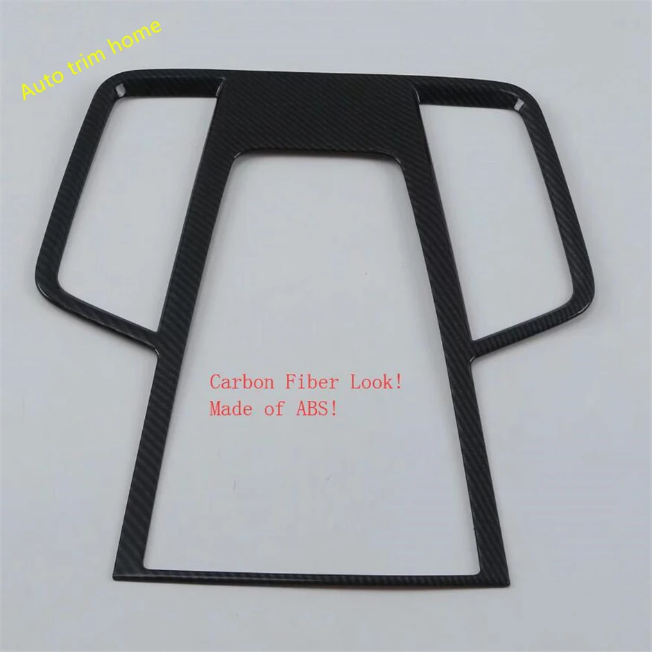 

Lapetus Middle Air Condition AC Outlet Vent Cover Trim For Porsche Cayenne 2018 2019 2020 2021 ABS Matte / Red / Carbon Fiber