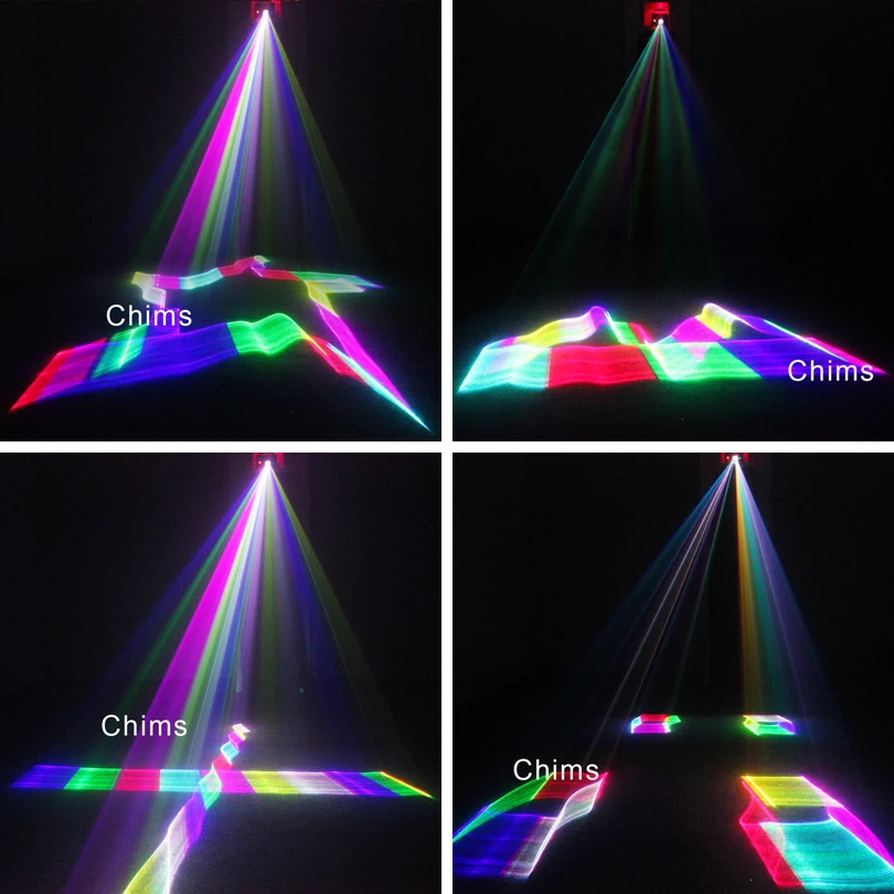 DMX 512 управление 3D эффект лазерный сканер RGB канал мощный красочный яркий сценический светильник ing проектор вечерние светильник диско луч