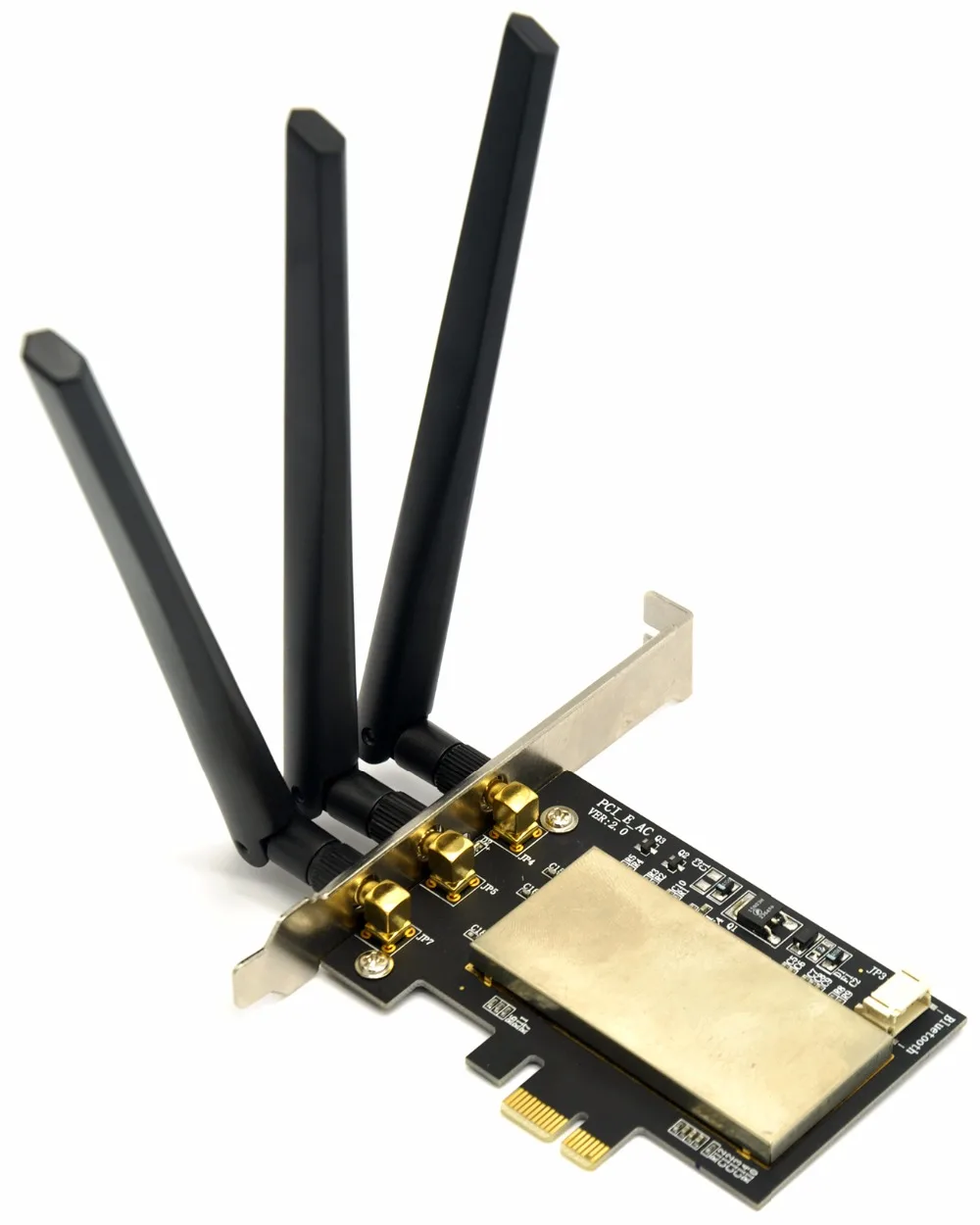 WTXUP для Broadcom BCM943602CS BCM94360CSAX BCM94331CSAX WLAN Card беспроводная сетевая карта конвертер PCI-E адаптер+ 3 x 6dBi антенна для Apple Wi-Fi кард