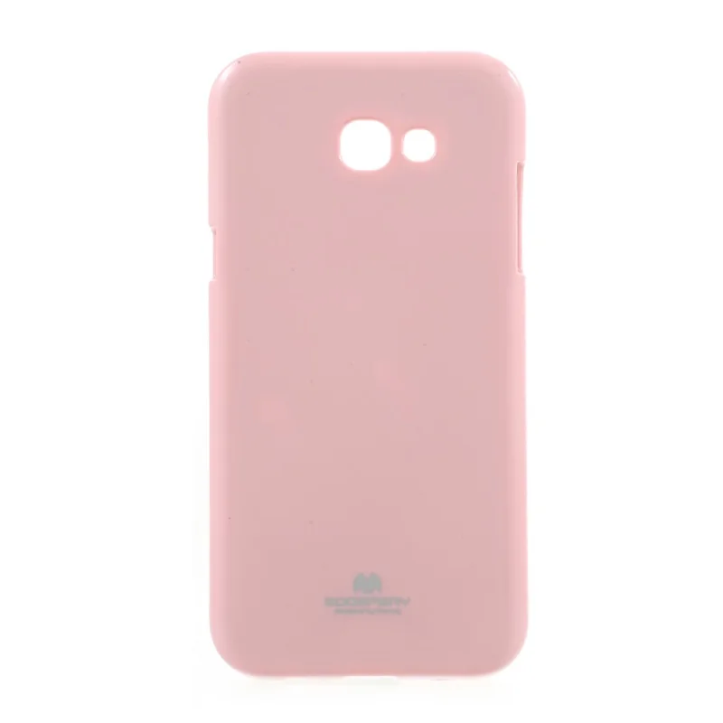 MERCURY GOOSPERY для samsung Galaxy A3 A320 A310 A5 A520 A7 флеш-порошок Желе Мягкий ТПУ Черный чехол для телефона - Цвет: Розовый