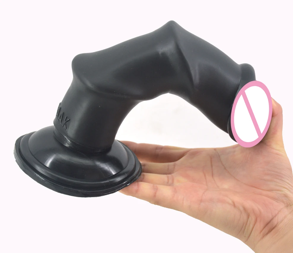 Фаллоимитатор для анального секса из ПВХ FAAK волнистые бусинки стимулятор