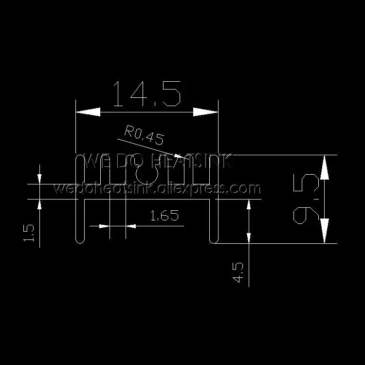 Мы делаем радиаторы 20 шт. радиаторов 30x14 5x9 5 мм алюминиевый радиатор TO-220/ TO220 с