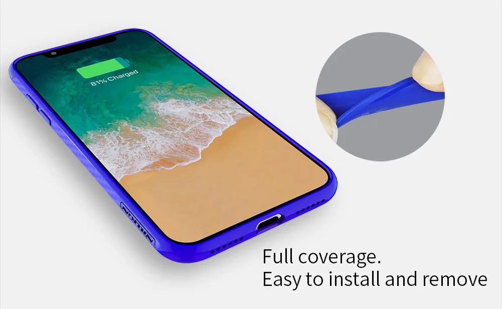 Nillkin 3 в 1 10 Вт Быстрое беспроводное зарядное устройство для IPhone X чехол из закаленного стекла для телефона чехол с usb-кабелем type-C для зарядки