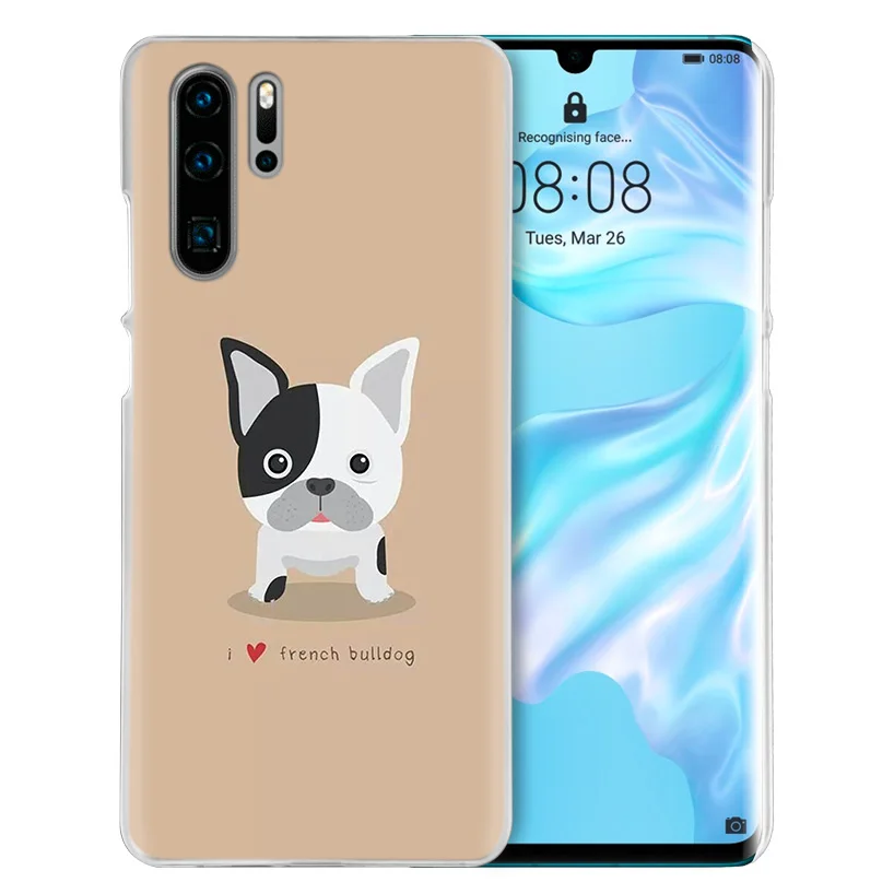 Чехол с французским бульдогом для huawei P20 P30 P Smart Nova 4 3i P10 P9 P8 mate 10 20 lite Pro Mini жесткий чехол для телефона из поликарбоната