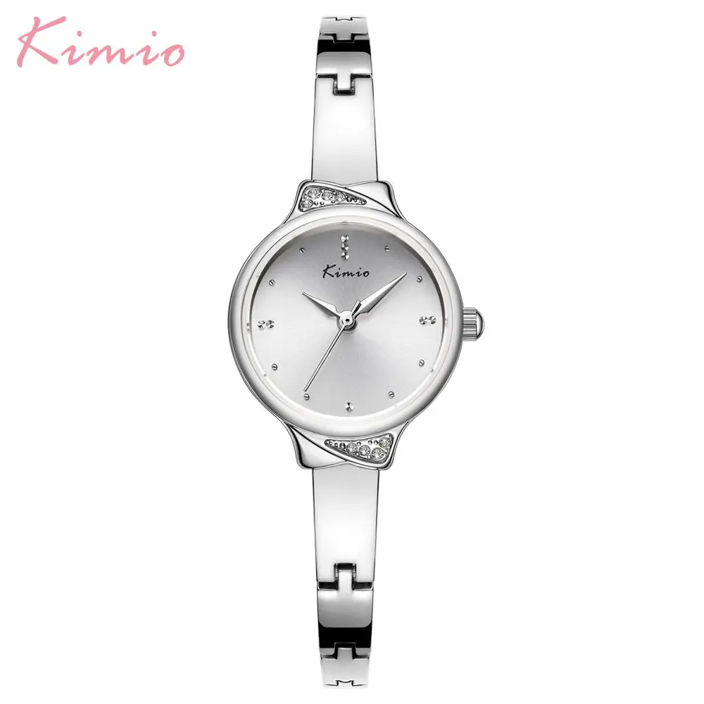 K6280S-GZ1WWW Бренд Kimio, модные женские часы, стальные роскошные женские часы, кварцевые наручные часы для девочек, водонепроницаемые, Relogio Feminino, подарочная коробка - Цвет: K6280S-GZ1WWW