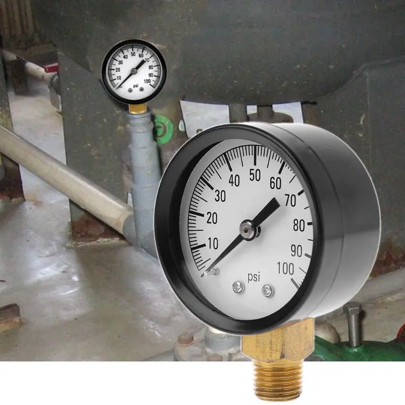 0-100 PSI 1/4 &quotколодец насос бассейн спа фильтр датчик давления воды низкое