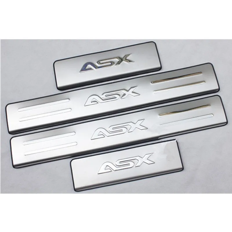 Накладка на порог из нержавеющей стали для Mitsubishi ASX 2011 2012 2013 4 шт./компл.