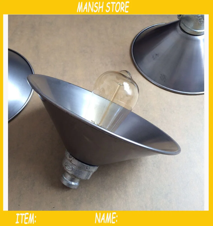 DN15 железные колпачки для лампы в винтажном стиле лофт Набор основ ламп Трубная