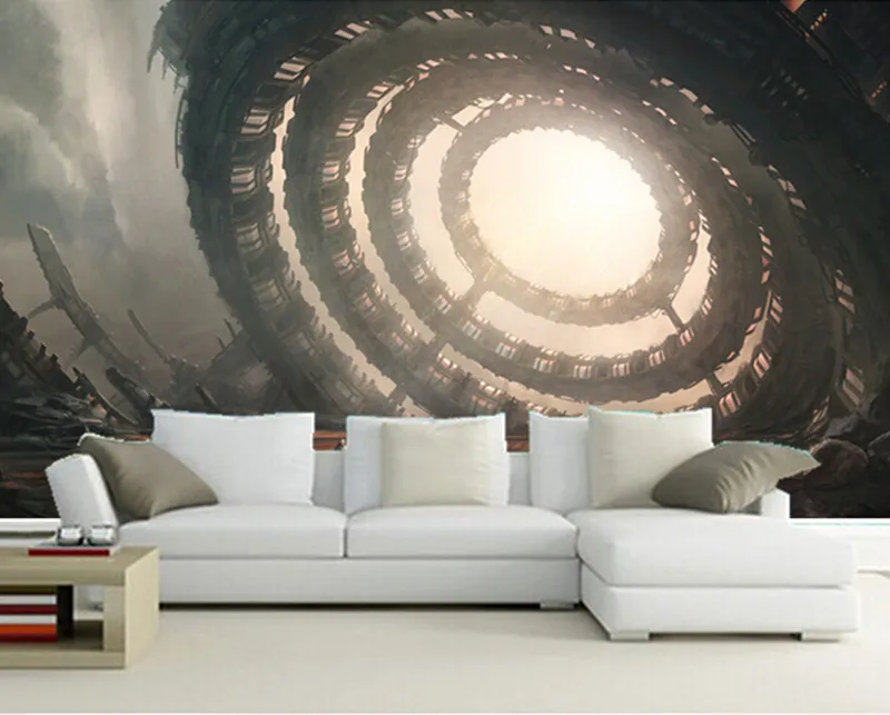 3D фотообои на заказ обои для Cosmonauts Technics Fantasy sci fi гостиной дивана ТВ настенная