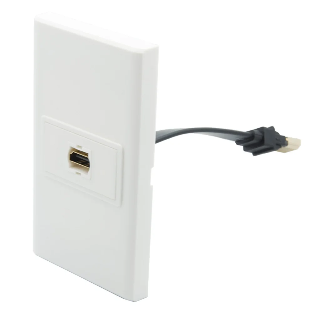 1 банда без винта Однопортовый HDMI плоский короткий кабель стиль Мама-мама