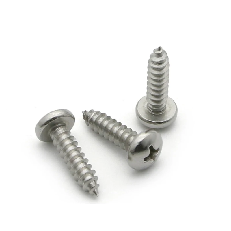 

10pcs/lot M5 9.5/13/16/19/22/25/30/35/40/45/50/55/60/90/100mm screw Marine Grade Stainless Steel Countersunk Self Tapping Screws