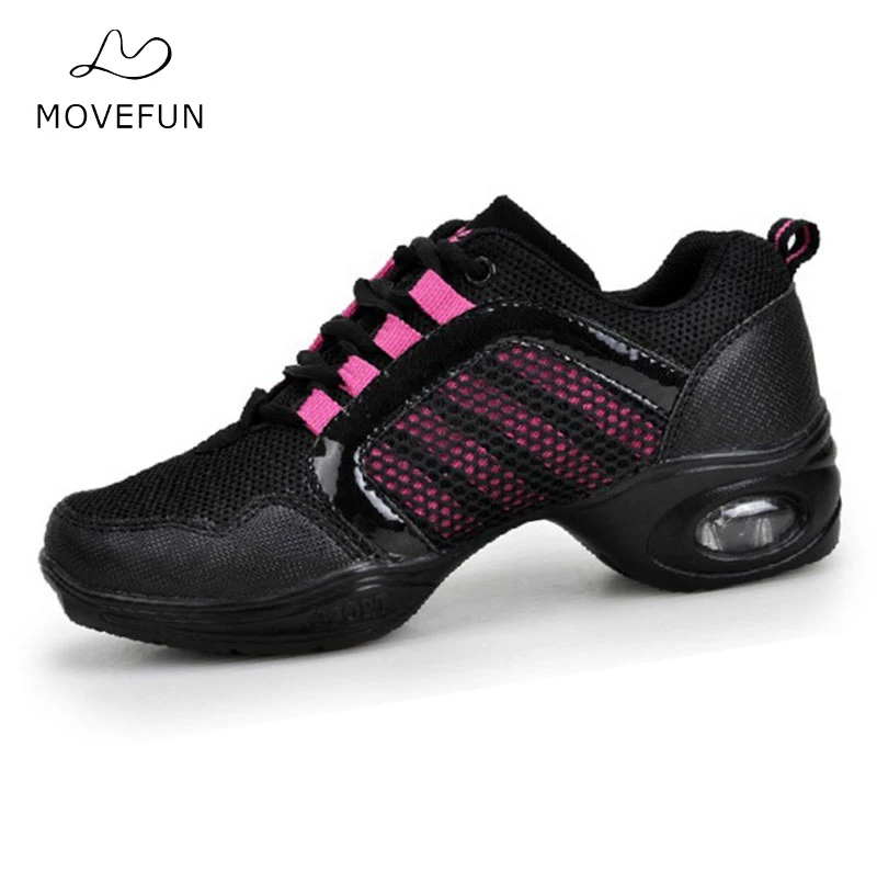 MoveFun/2017 Брендовая обувь для латинских танцев женские кроссовки Современный Джаз