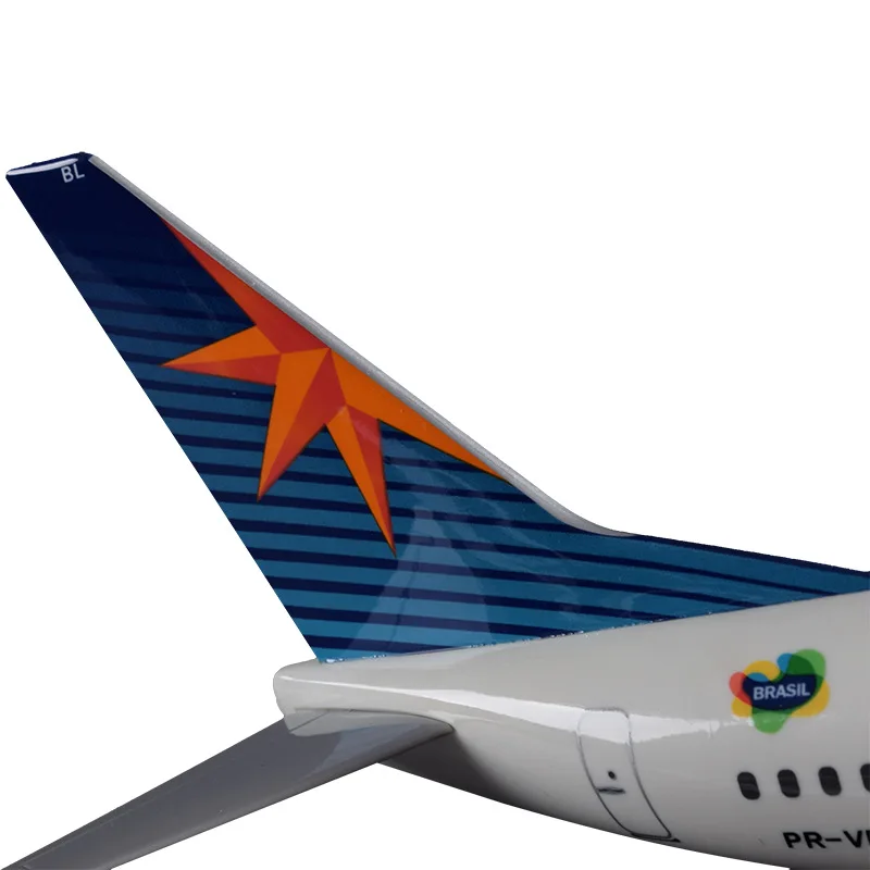 40 см Боинг 737 модель бразильского авиационного самолета VARIG VGR B737 из смолы для