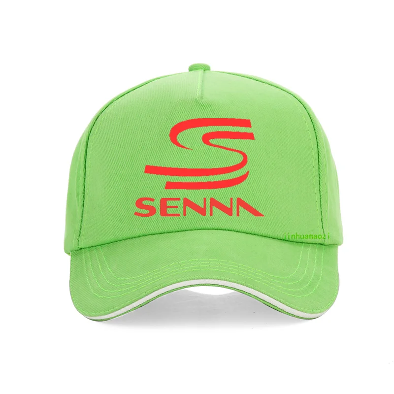 Летняя модная кепка Hero F1 Ayrton Senna для мужчин и женщин, хлопок, бейсболки для папы, гоночного автомобиля, регулируемая бейсболка, кепка bone Senna