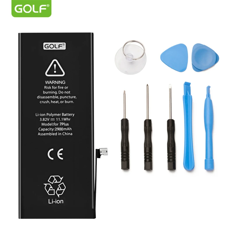 Оригинальный аккумулятор Golf для iPhone 7 Plus встроенный телефона 2900 мАч сменные