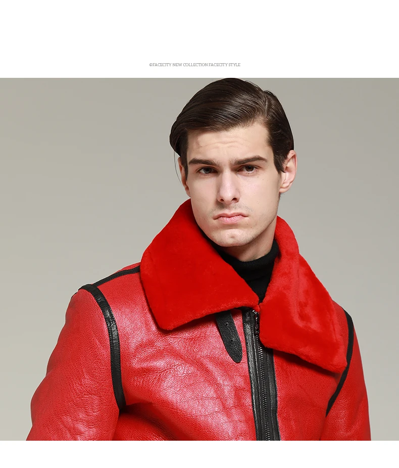 Пальто с мехом Для Мужчин's Shearling куртка B3 летная куртка короткой меховой кожаный жакет импортируется из шерсти из Австралии Для мужчин из овчей солнцезащитные очки-авиаторы