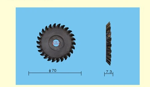 

Tungsten Steel 70*7.3*12.7 With 26T Key Cutter Blade For Key Cutting Machine Parts Locksmith Tools
